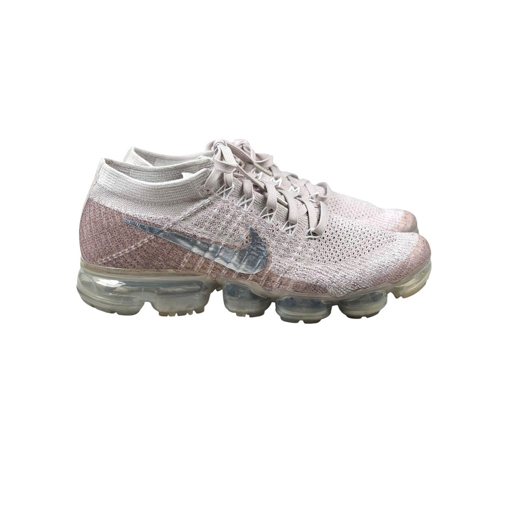 Nike Air VaporMax Flyknit Womens Size 9 849557-202 Running Chrome Sunset Glow